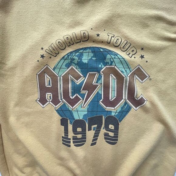 VINTAGE AC/DC Pullover Sweatshirt, XS - Picture 4 of 7